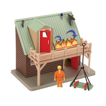 Playset and Figure - Mountain Lodge