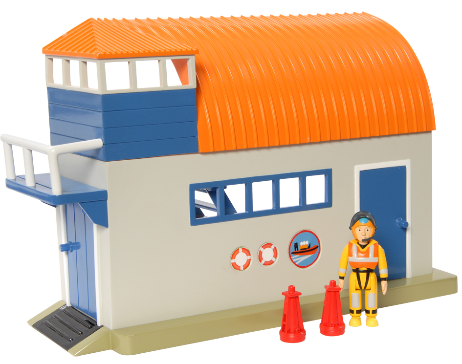 Fireman Sam Playset W/figure - Boathouse
