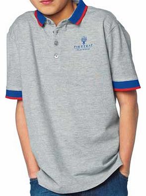Boys Grey Vintage Polo T-Shirt - 8-9