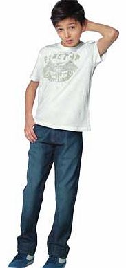Boys White T-Shirt - 10-11 Years