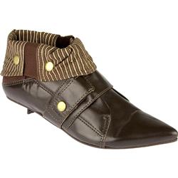 Female Wichita Leather / Other Upper Leather/Textile Lining Ankle in Chocolate