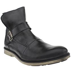 Male Crimson Leather Upper Casual Boots in Black, Brown