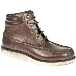 Firetrap Male Wan Leather Upper Leather Lining Boots in Brown