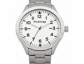 Firetrap Mens Silver Steel Bracelet Watch
