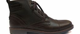 Firetrap Totem brown leather laced boots
