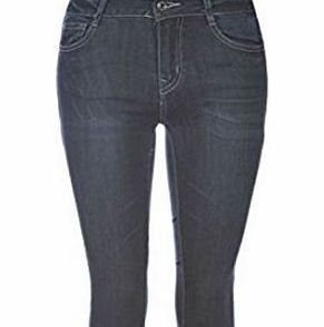 Firetrap Womens Slim Bootcut Jeans Denims Ladies Stretchy Pants Trousers Dark Wash 18 R