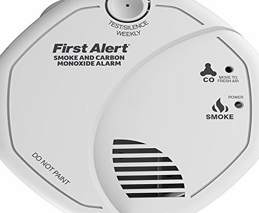 First Alert Combination Alarm (Smoke and Carbon Monoxide) with 5-Year Guarantee