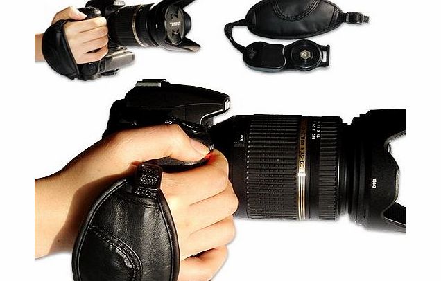 first2savvv new leather digital camera SLR hand strap grip for CASIO EX-F1 (OSH0201)