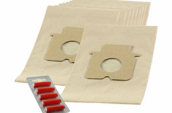 First4spares Dust Bags for Panasonic Vacuum Cleaners (Pack of 10   5 Fresheners)