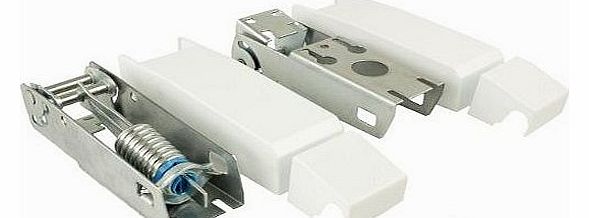  Metal Lid Hinges & Covers For Universal Chest Box Freezers Pack of 2