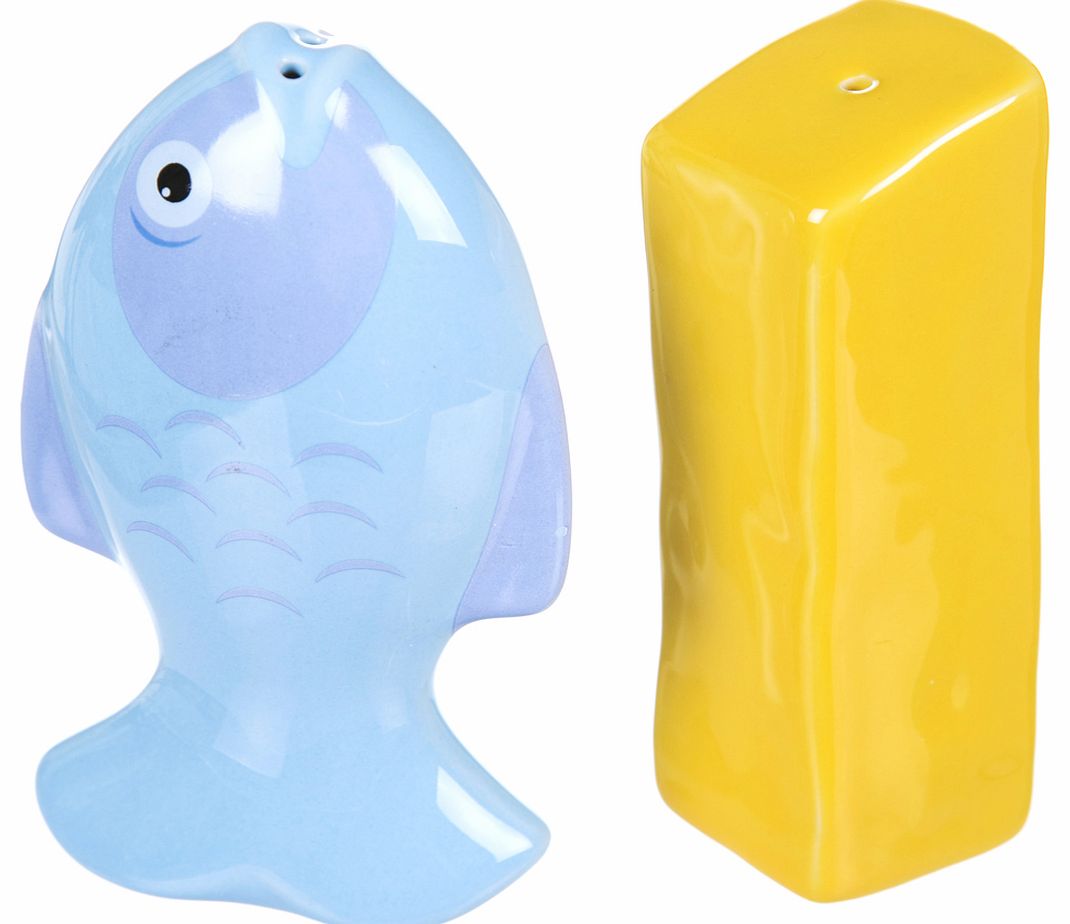 Fish And Chip Salt And Pepper Shakers
