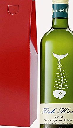 Fish Hoek Sauvignon Blanc 75cl Bottlein Red Gift Box With Love Gifts2Drink Tag