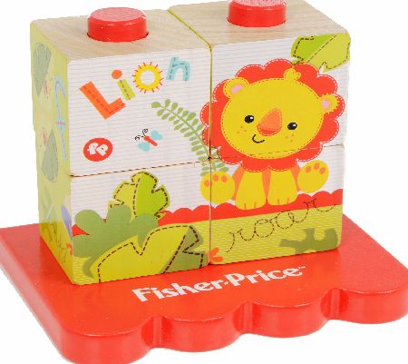Fisher Price 4 Piece Stacking Block Puzzle