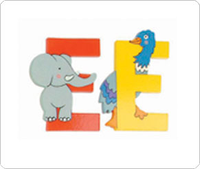 Fisher Price E - Wooden Letter