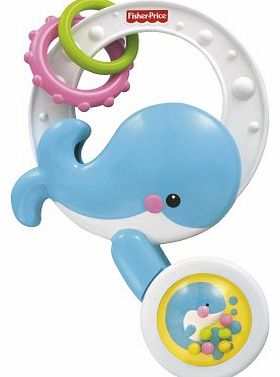 Fisher-Price Fisher Price Spill & Spin Whale Rattle - Bath Toy