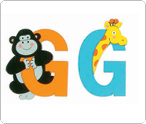 Fisher Price G - Wooden Letter