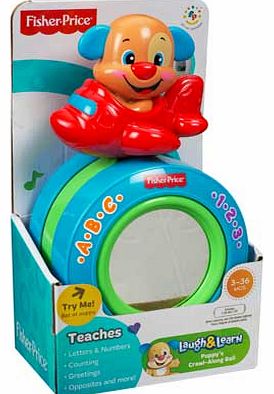 Fisher-Price Laugh & Learn Puppy Crawl Along Ball