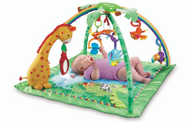 Fisher-Price Melodies and Lights Rainforest Gym