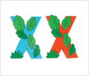 Fisher Price X - Wooden Letter