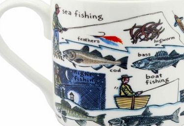 FISHING Bone China Mug 4569CP