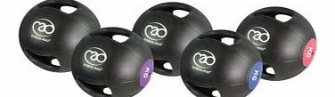 Fitness-Mad Double Grip 5kg Medicine Ball