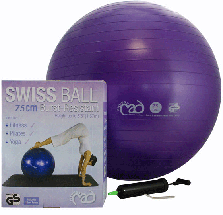Fitness Mad Pro Swiss Ball and Pump 75cm