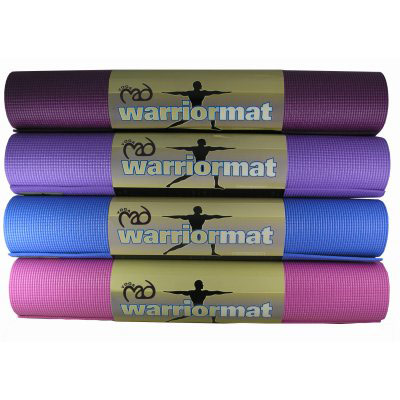 Fitness-Mad Warrior Yoga Mat 4mm (YWARRIOR4B - Blue)