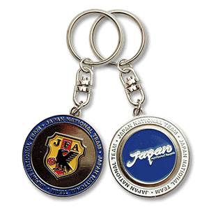 FLAGSTOWN 2006 Japan Double Sided Metal Keyholder