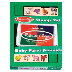 Flair Baby Farm Animal Stamp Set