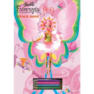 Funtastic Barbie Fairytopia Stencil Book