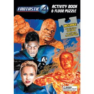Flair Funtastic Fantastic Four Activity Book and Floor Puzzle