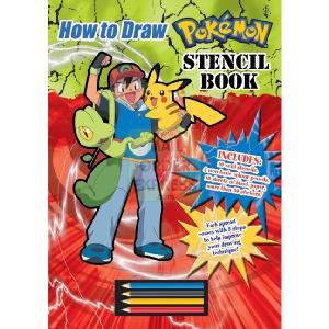 Flair Funtastic Pokemon Stencil Book