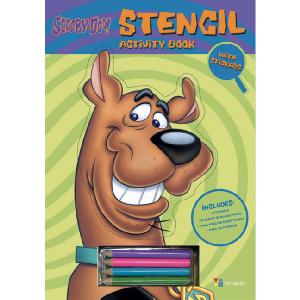Flair Funtastic Scooby Stencil Activity Book