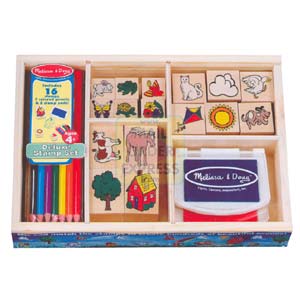Flair Melissa and Doug Deluxe Stamp Set