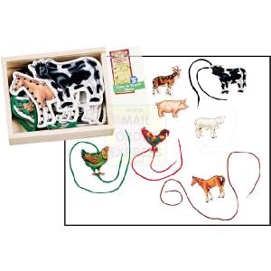 Flair Melissa and Doug Lace and Trace Farm