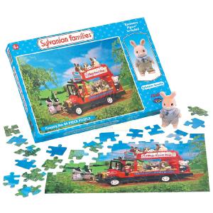 Flair Sylvanian Families Country Bus 60 Piece Puzzle