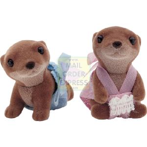 Sylvanian Families Otter Twin Baby