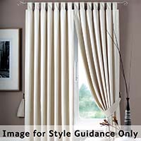 Flair Tab Curtains Sand 229 x 137cm