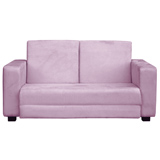 Dreamer 2 Seater Sofabed in Microfibre Lilac