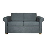 Flame James Double Sofa Bed In Anthracite Microfibre