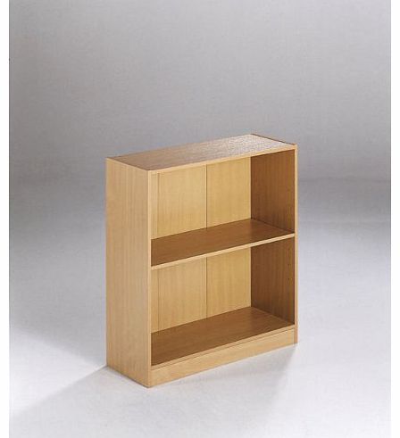 Maestro Wooden Bookcase - 2 Shelf - Beech (LBC)