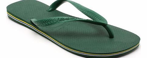 Flip Flops  Havaianas Brasil Mens Flip Flops Amazon Green