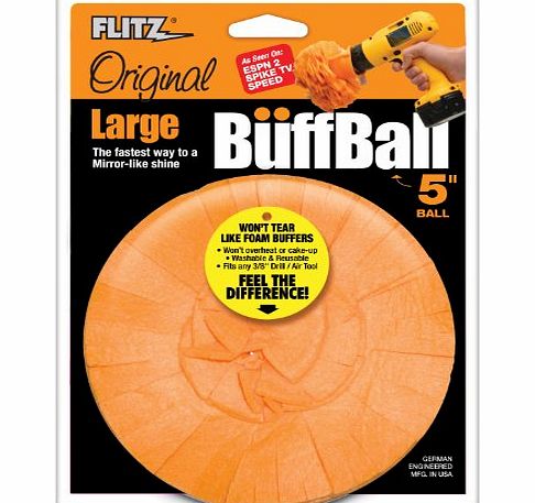 Flitz International Original Buffball (Large, Orange)