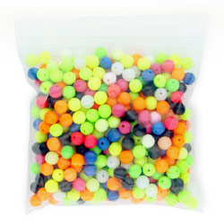 FLOATING Coloured Beads - 6mm - 200 (Packs of 200)