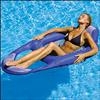 Floating Lounger: Open: 97 x 142 x 38 cm - 1 Yellow 1 Blue