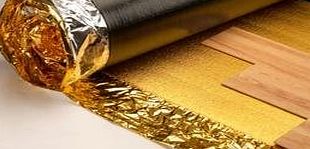 Flooring Online UK 45m2 Deal - Novostrat Sonic Gold 5mm - Acoustic Underlay For Wood or Laminate