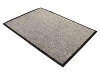 Doortex dust control floor mat in grey with