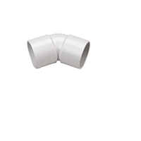 135 (45) Bend White 32mm Pack of 5