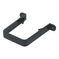 FLOPLAST Black Square Line Clips 10 Pack 114mm