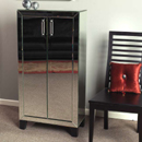 Florence Mirrored tall cupboard furniture